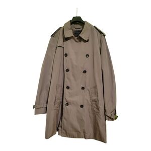 Banana Republic Men's Classic Trench Coat - Gray